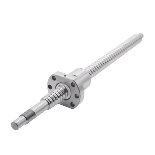 Ballscrew 25mm SFU2505 600-1000mm with Flange Single Ball Nut BK/BF20 CNC Parts