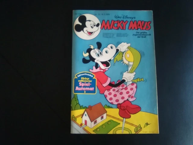 Micky Maus Nr. 12 / 18.03.1980 mit Beilage und Schnipp / sehr guter Zustand 