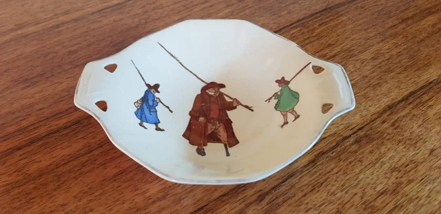 Royal Doulton Night Watchman Piatto/Ciotola Vintage - Modello D5479D C1920-30 anni