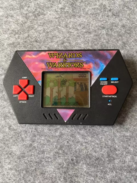 Acclaim Wizards & Warriors Video Game Handheld Electronic Vintage 1989 Lcd Rare