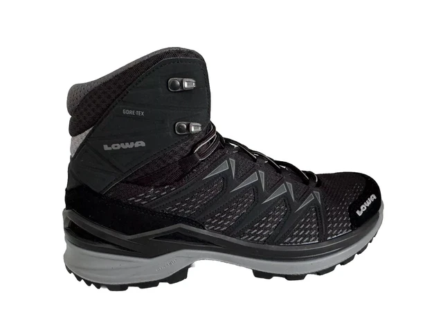 LOWA MADE IN Europe Innox Pro GTX Gore Tex Mid Hiking Shoes Black Men s 10.5 143.81 PicClick UK