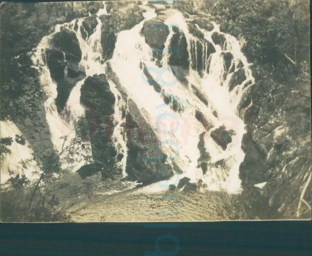 1920S ORIGINAL PHOTO Swallow Falls Betws Y Coed above North Wales 3x2
