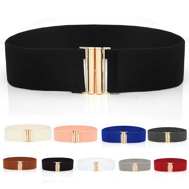 Ceinture Élastique À Taille Large Pour Femmes Boucle Large Corset