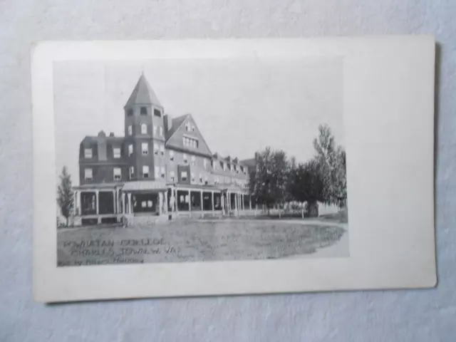 Vintage Postcard - Powhatan College - Charles Town, WV
