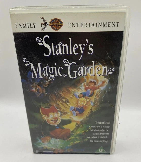 STANLEY'S MAGIC GARDEN (VHS, 1994) Video animated retro