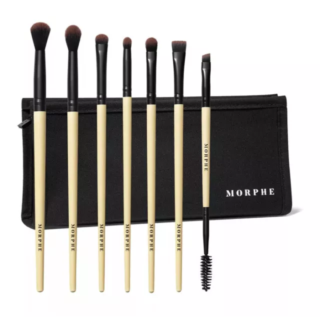 MORPHE EARTH TO BABE 7-PIECE BAMBOO EYE BRUSH SET - Brand New - Authentic