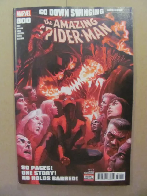 Amazing Spider-Man #800 Marvel 2018 Red Goblin Carnage Alex Ross Cover 9.2 NM-