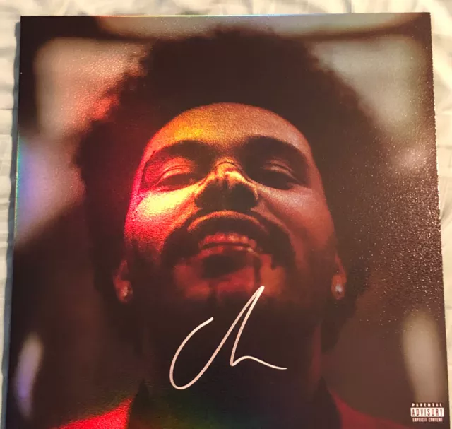 THE WEEKND AFTER Hours LP Vinile Firmato Autografato HOLO Abel