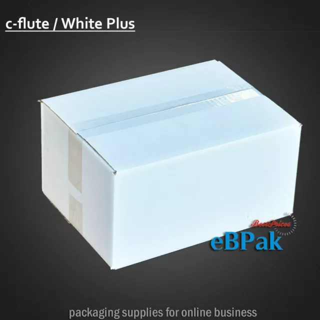 Mailing Box 320 x 240 x 160mm Plus A4 Regular White for 5kg Satchel B906