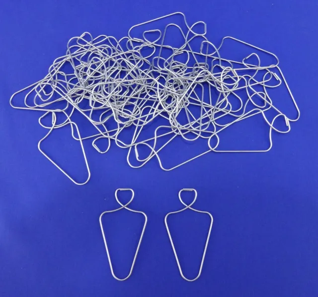 100 Qty Drop Grid Ceiling Wire Pinch Clips Hanger Suspended Tile Grid Track Hook