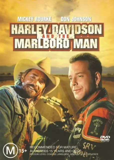 Harley Davidson & The Marlboro Man (DVD) UK Compatible region free  - sealed