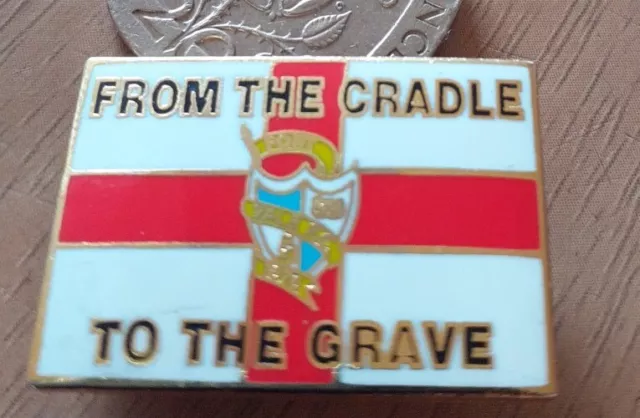 Port Vale From The Cradle To The Grave Badge