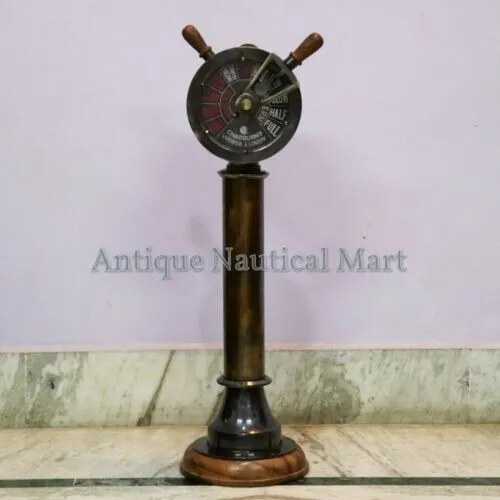 Antique Nautical Brass Ship Telegraph Vintage Collectible Home Decorative gift
