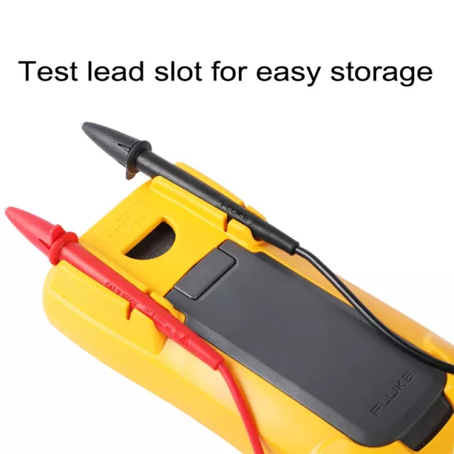 Fluke 15B+ Digital multimeter Tester DMM TL75 Test Leads Auto Range Resistance 3