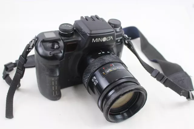 Minolta Dynax 9 SLR Vintage Film Camera 35mm Working w/ Minolta 35-105mm