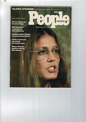 September 23 1974 People Magazine Gloria Steinem Lee Iacocca  Previn Ppl105