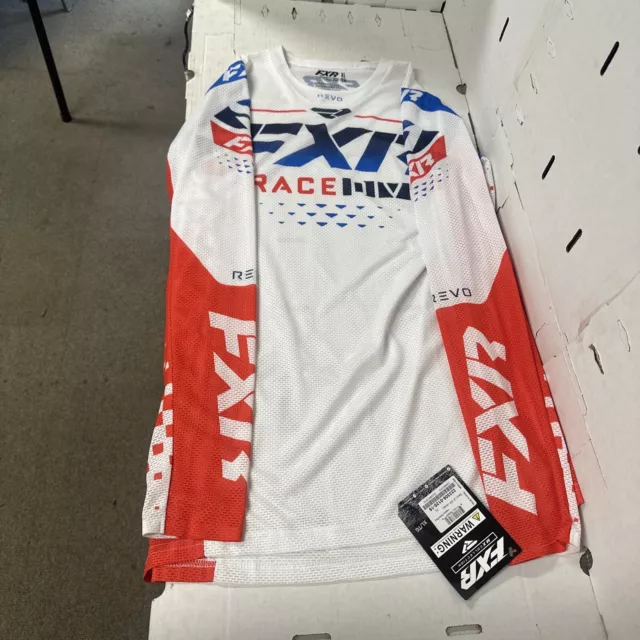 FXR Revo LE MX Jersey Legacy White/Red (XL)