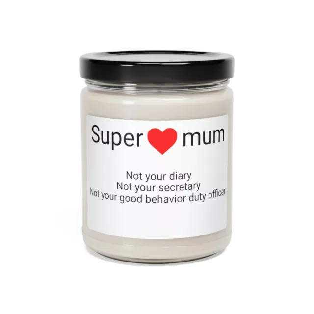 Super Mamá Linda Vela - ¡El Regalo Perfecto del Día de la Madre! :-) No soy tu diario.