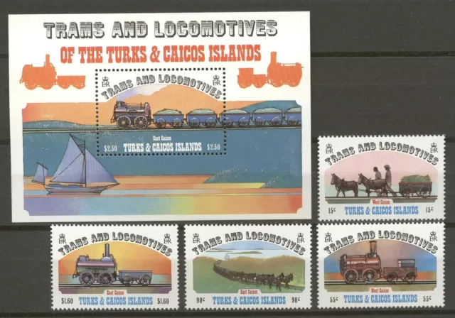 Eisenbahn, Railways - Turks u. Caicos-Inseln - ** MNH 1983