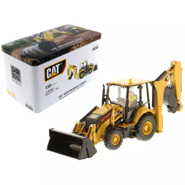 Diecast Masters 1/50 Backhoe Loader CAT "High Line Series" 432F2 with Operator