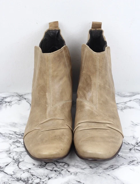 Russell & Bromley Fauve Marron Classique Cuir Bottines, Pointure Eu 39 /UK 6 3