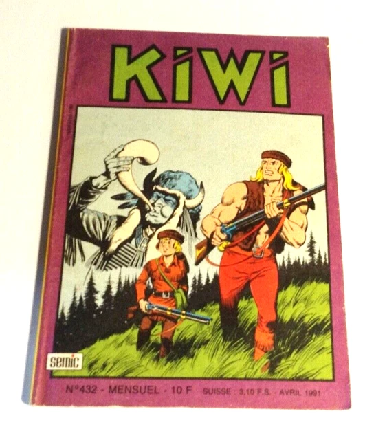 Petit format   KIWI , mensuel N° 432,   Bon état.