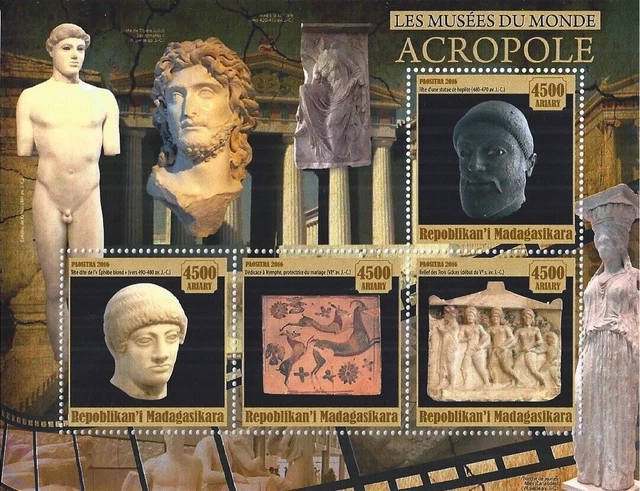 Block 2016 Malerei Kunst Kultur Museum Akropolis Griechenland
