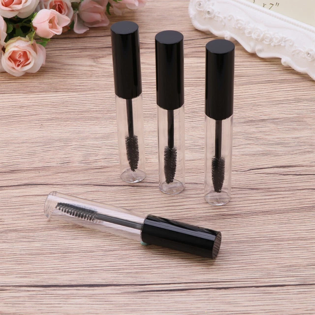 SOLUSTRE Leere Mascara-Fläschchen – 2 Stück Mit Pinsel & Trichter | Für Wimpernserum Oder Öl, Praktisch Unterwegs