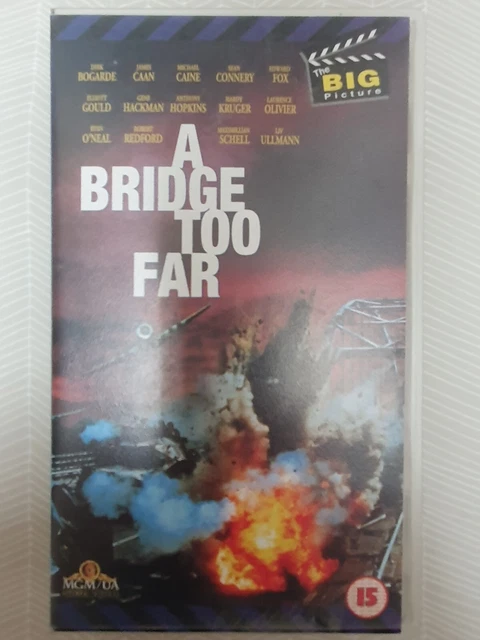 Die Brücke Von Arnheim (A Bridge Too Far) – UK Import VHS, Kriegsfilm-Klassiker