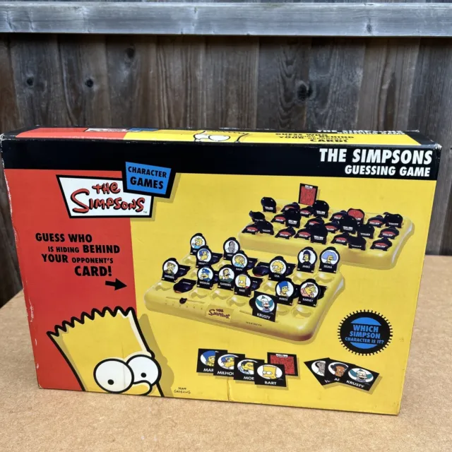 The Simpsons Guessing Game Charcter Games Guess Who 2005 2