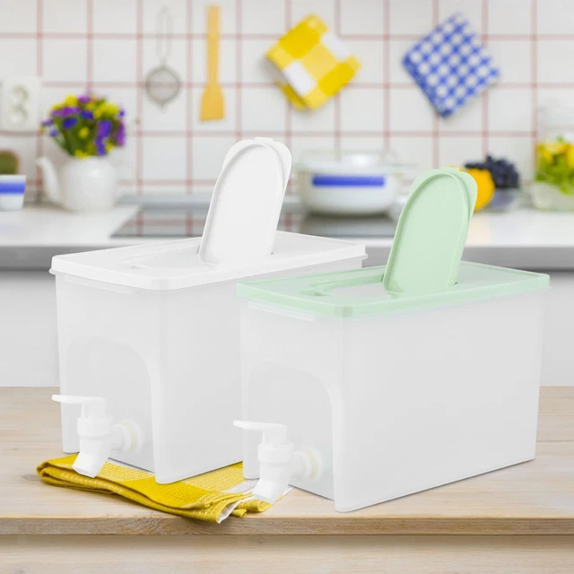 Iced Juice Drink Dispenser with Faucet for Kitchen Party Bar Water Drink Bucket