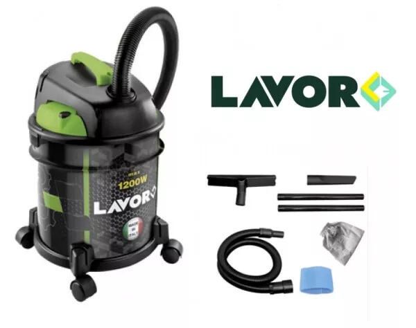 Aspiratore/Aspirapolvere/Aspiratutto solidi e liquidi 1200W 20lt. Lavor - Rudy 1