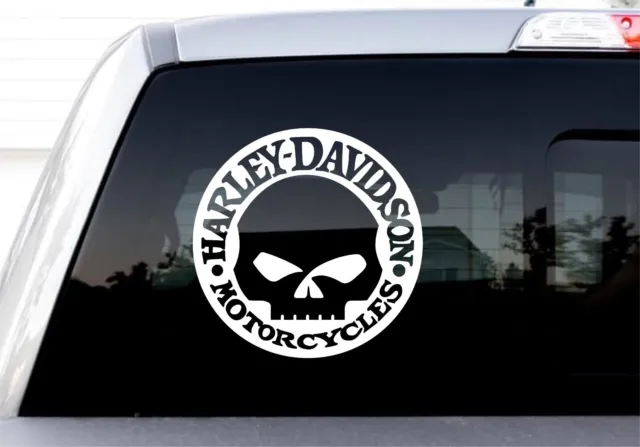 Harley Davidson Willie G Skull Motorcycle Decals Tank Helmet Bike Truck Stickers