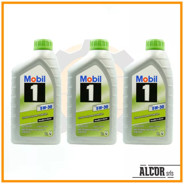 3 Litri Olio Motore Mobil1 Esp 5W30  Acea C3 Api Sp Miglior Prezzo X Bmw