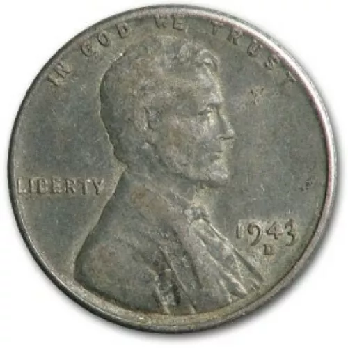 1943 D Lincoln Wheat Penny - G/VG