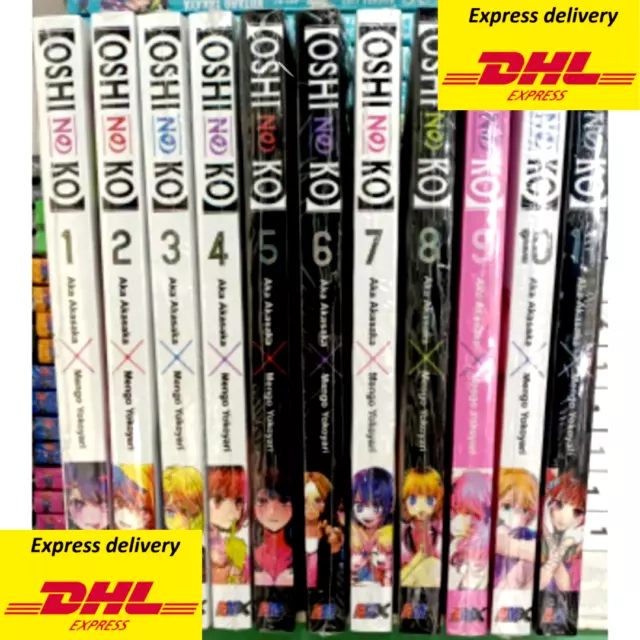 Oshi No Ko Manga English Vol 1-12 Complete Set By Aka Akasaka Free Shipping  USA