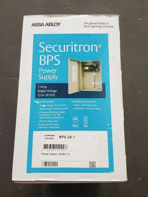 Securitron BPS-24-1 Power Supply