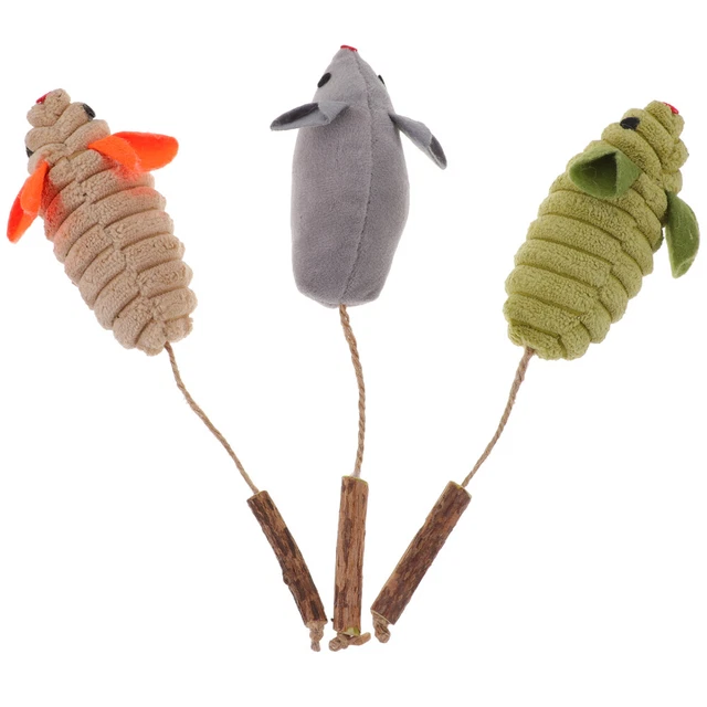 3 piezas Juguete de menta para gatos Juguete para mascotas Juguete para masticar grande