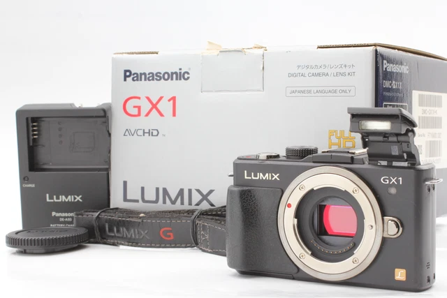JAPAN MODEL [Near MINT in Box] Panasonic LUMIX DMC-GX1 SLR Black From JAPAN
