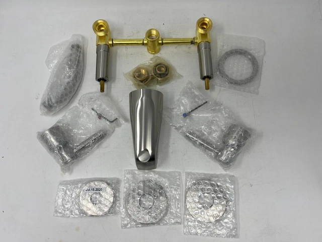 Grifo de ducha y bañera de dos asas Kingston Brass KBX8148DL Concord *LEER* Falta