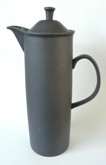 Wedgwood Jasperware Nero Basalto Caffettiera