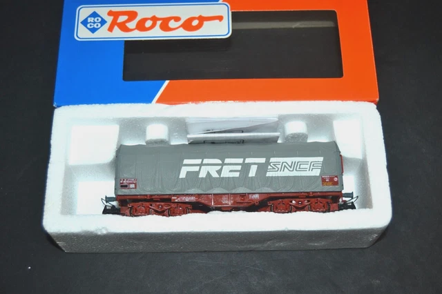 Roco 46915.1 Wagon Bache Type Shimms Fret Sncf Ho