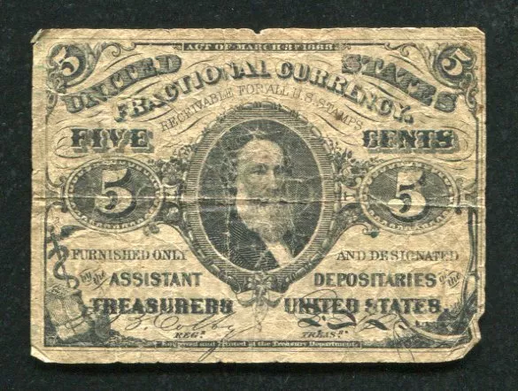 FR-1326 $0.50 Third Issue Fractional Currency - 50 Cents - Graded