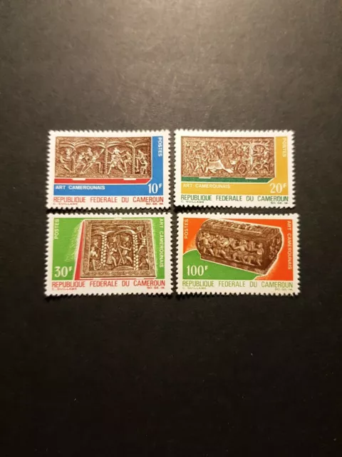 Briefmarke Cameroon Kunst Kamerun N° 451/454 Neu Luxus MNH 1967