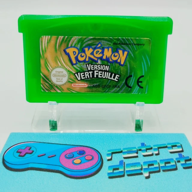 Jeu vidéo Pokémon Vert Feuille - Game Boy Advance - GBA - Manga news