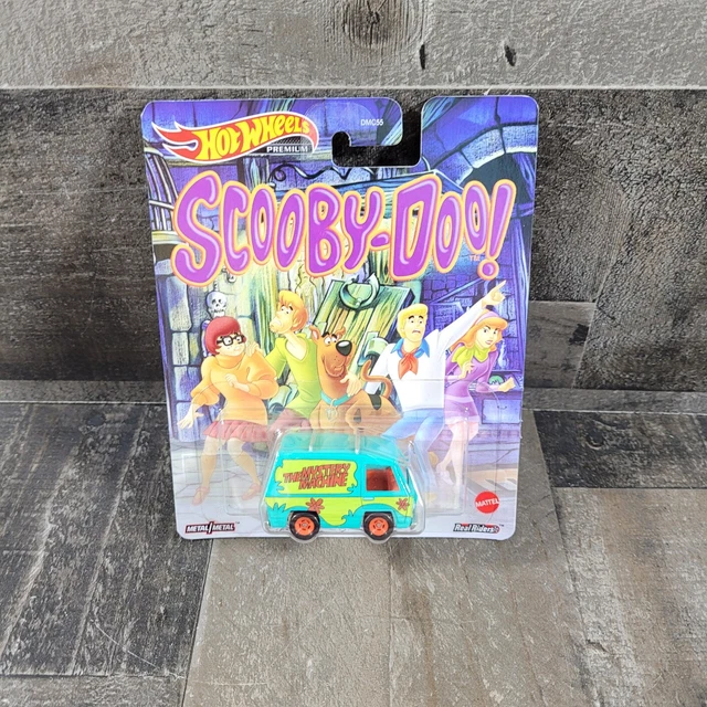 HOT WHEELS PREMIUM Scooby Doo The Mystery Machine Metal Real Riders New