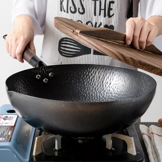 Handmade Traditional Iron Wok Experience Authentic Cooking with our Iron Pan