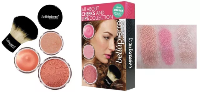 BELLAPIERRE All About Cheeks And Lips Collection (Pink, 4tlg.) NEU&OVP