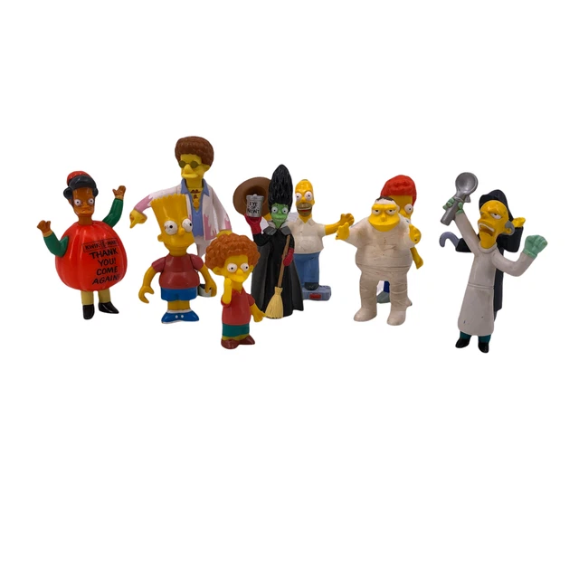 THE SIMPSONS ACTION Figures Assorted Lot of 10 Different Characters