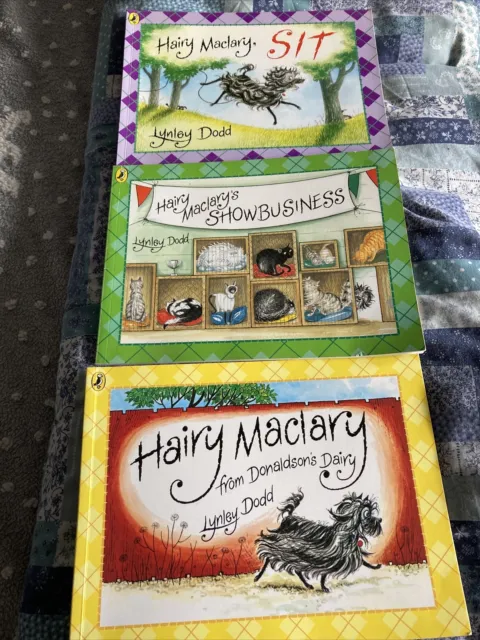 3 hairy maclary From Donaldsons Dairy books